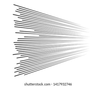 Rapid speed lines running background