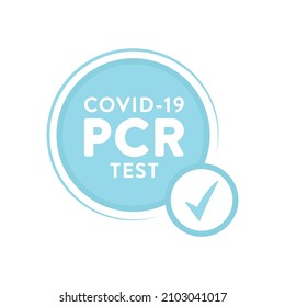 PCR-Test, Vektorgrafik-Hintergrund