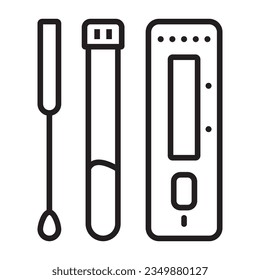 diseño de imagen rápida de icono de prueba vectorial