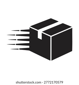 Rapid Transport and Urgent Package Delivery Speed Icon
