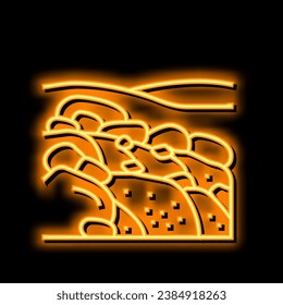 rapids river neon light sign vector. rapids river illustration