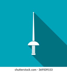 rapier epee vector icon