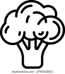 Rapini Vector Design Icon Style