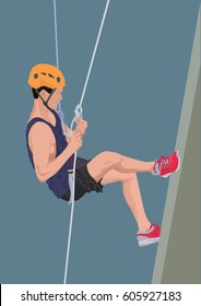 Rappelling