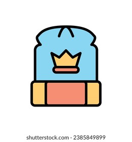 Rapper Beanie Icon Vector Illustration