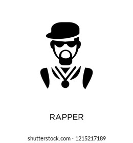 Rapper icon. Rapper symbol design from United states of america collection. Simple element vector illustration on white background.