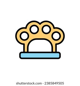 Rapper Knuckle Icon Vector Illustration