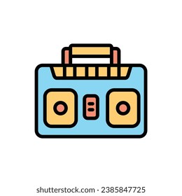 Rapper Radio Icon Vector Illustration