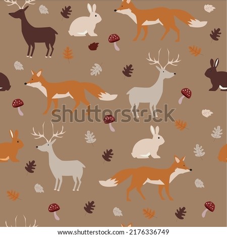 Rapport forest animals autumn winter