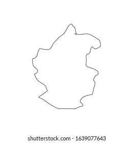 Rapti region map in Nepal
