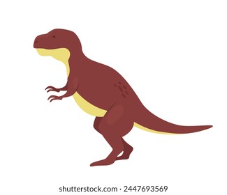 Raptor dinosaur animal. Prehistoric animal, jungle reptiles group, jurassic world evolution cartoon vector illustration