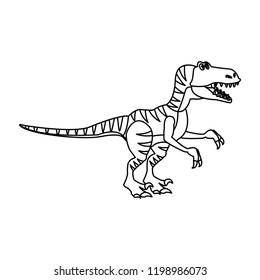 raptor dinosaur cartoon