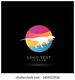 Raptor & Dinosaur Logo. Symbol & Icon Vector Template.