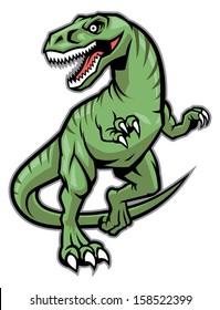 Raptor Dinosaur Mascot