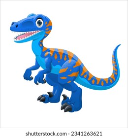Raptor Dinosaurus Cute Cartoon Children Kids Style