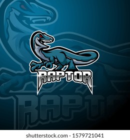 Raptor Esport Mascot Logo Design