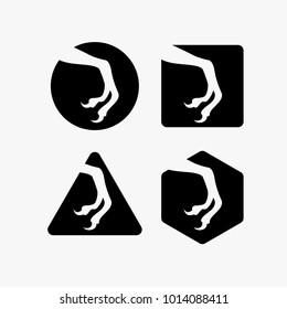 Raptor Logo Design Inspiration, Dinosaur Logo Design - Dinosaur Claw Vector Collection