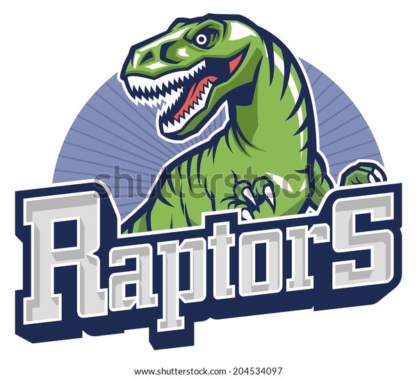 Raptor Mascot Stock Vector (Royalty Free) 204534097