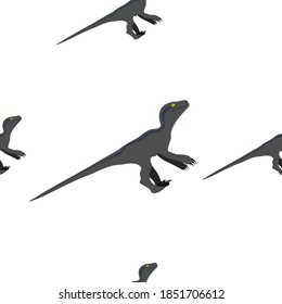 
Raptor Seamless Patterns fo Dinosar .colorful