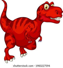 A Raptorex dinosaur cartoon character illustration