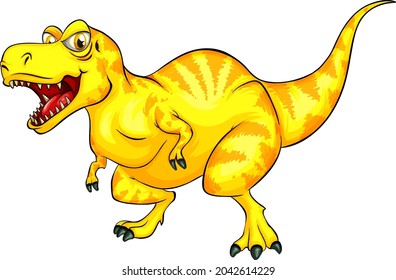 A Raptorex dinosaur cartoon character illustration