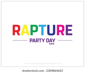 Rapture Party Day, Rapture Party, Happy Rapture Party Day, 21st May, typographic design, typography, creative, concept, editable, Part Day, Vector Design, Eps, Template, Night, Social media Design