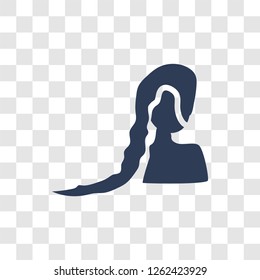 rapunzel icon. Trendy rapunzel logo concept on transparent background from Fairy Tale collection