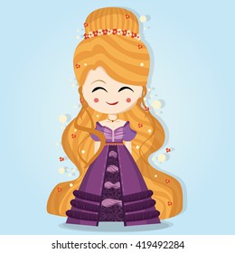 Rapunzel vector