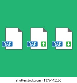rar file format icon template