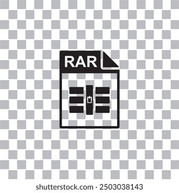 rar file icon , document icon