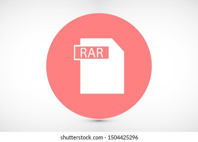 RAR file vector icon 10 eps icon. File for computer icon. file for phone icon. file to download
