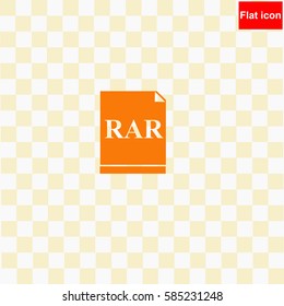 RAR  icon Vector design.