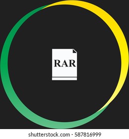 RAR vector  icon