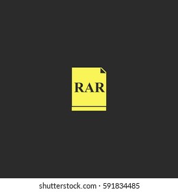 RAR vector  icon.