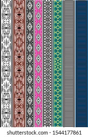 Raramuri (Tarahumara) Mexican Pattern Ribbons