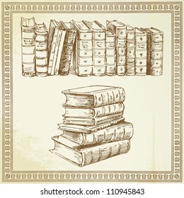 Rare Books - Hand Drawn Set