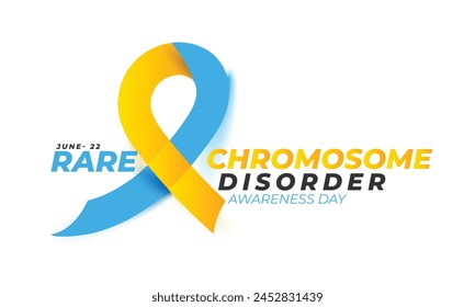 Rare chromosome disorder awareness day. background, banner, card, poster, template. Vector illustration.