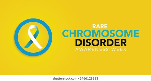 Rare chromosome disorder awareness day. in every June. Annual health awareness. background, banner, card, poster, template. Vector illustration.