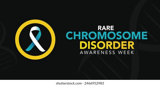 Rare chromosome disorder awareness day. in every June. Annual health awareness. background, banner, card, poster, template. Vector illustration.