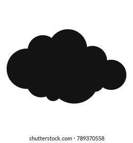 Rare cloud icon. Simple illustration of rare cloud vector icon for web