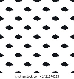 Rare cloud pattern seamless vector repeat geometric for any web design