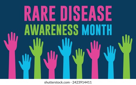 Rare Disease awareness month design concept, Rare Disease Day is an awareness event that takes place every year on the last day of February