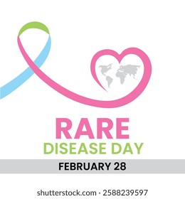 Rare Disease Day Background | February 28 Awareness Design