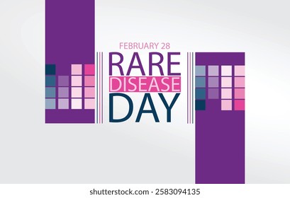 Rare Disease Day design featuring The text Rare Disease Day with the date February 28