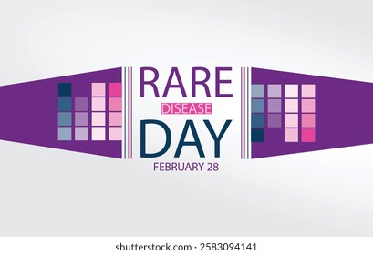 Rare Disease Day design featuring The text Rare Disease Day with the date February 28