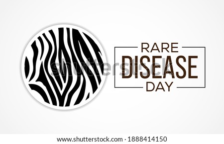 Rare Disease Day is an observance held on the last day of February to raise awareness for rare diseases and improve access to treatment and medical representation. Vector illustration.