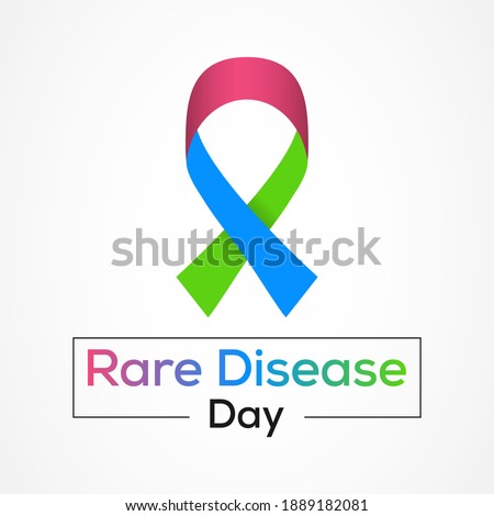 Rare Disease Day is an observance held on the last day of February to raise awareness for rare diseases and improve access to treatment and medical representation. Vector illustration.