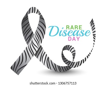 Rare Disease Day Poster or Banner Background. Rare Disease Day Poster or Banner Background.