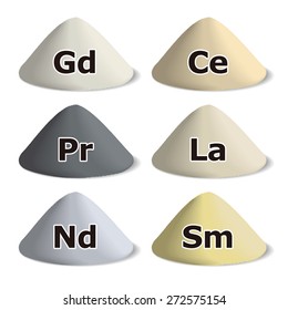 Rare Earth Elements(REE) Image Illustration