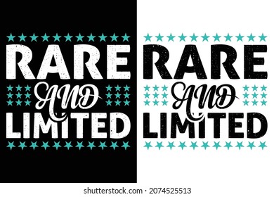 SELTENES UND BEGRENZTES T-SHIRT-DESIGN